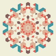 Circular geometric background N26