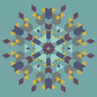 Circular geometric background N31