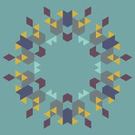 Circular geometric background N34