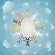 easter greeting card N12