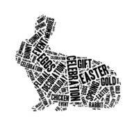 Happy Easter style card