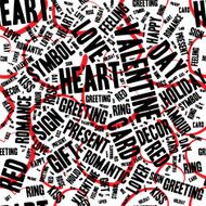 Valentines day modern lettering background N3