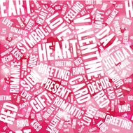 Valentines day modern lettering background N5