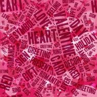 Valentines day modern lettering background N6