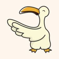 animal bird cartoon theme elements N11