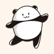 animal panda cartoon theme elements N23