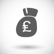 Pound sterling flat icon