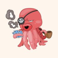 animal octopus cartoon theme elements N9