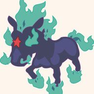 animal horse cartoon theme elements N17