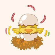 animal chicken cartoon theme elements N15