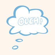 message word ouch theme elements N6