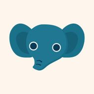 animal elephant cartoon theme elements N32