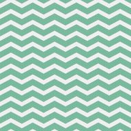 Seamless green chevron pattern on textured paper