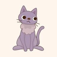 animal cat cartoon theme elements N34