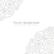Abstract vector background with curls N4