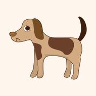 animal dog cartoon theme elements N58