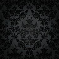 Charcoal vintage seamless wallpaper