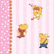 wallpaper with little hippos N2