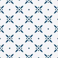 Blue and white delft pattern N8