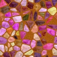 Purple tiles seamless mosaic