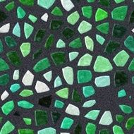 Green tiles seamless mosaic