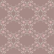 Seamless with vintage floral pattern N82