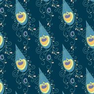 Seamless with vintage floral pattern N83