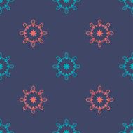 Seamless with vintage floral pattern N90