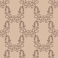 Seamless with vintage floral pattern N92