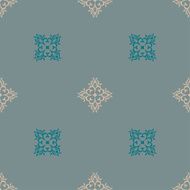 Seamless with vintage floral pattern N96