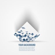 Vector Abstract background 3d Logo design