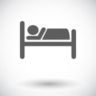 Hotel single icon