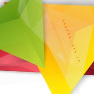 Vector background abstract polygon triangles N40
