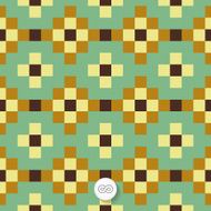 Seamless geometric background Mosaic N38