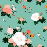 lovely flower seamless pattern N2