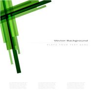 Abstract vector background with green lines N2