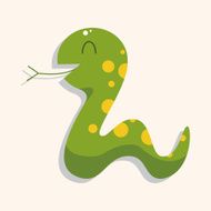 animal snake cartoon theme elements N11