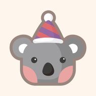animal koala cartoon theme elements N14