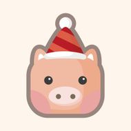 animal pig cartoon theme elements N30