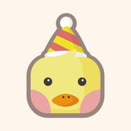 animal bird cartoon theme elements N13