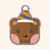 animal bear cartoon theme elements N32