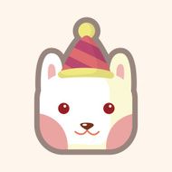 animal dog cartoon theme elements N61