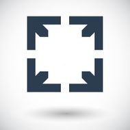 Deploying video flat icon