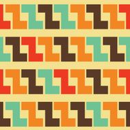 retro geometric pattern N6