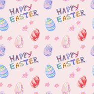seamless pattern with easter eggs N28