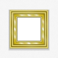 Gold Vintage Frame Decorative Vector Picture