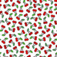 Cherries seamless background N2