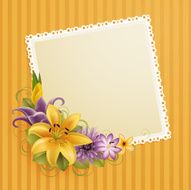 flowers and place for text N3