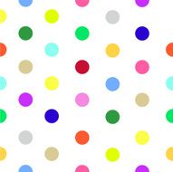Polka dot pattern vector illustration N2