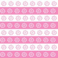 pink and white flower wallpaper Vector EPS10